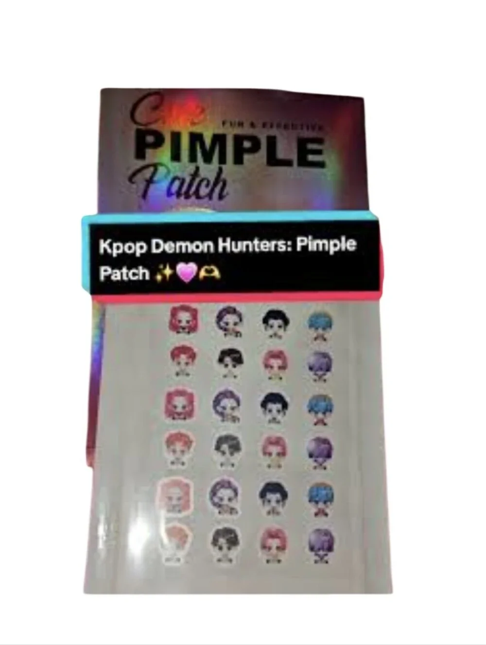Pimple Patch Kids Stickers - Assorted Pink, Purple, Blue, Black